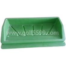 Green Plastic Golf Ball Tray